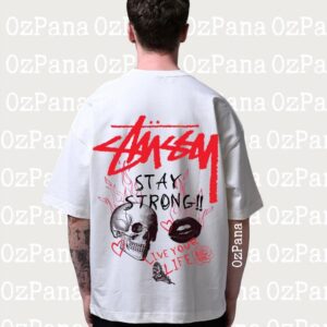 Playera Tipo Oversize Blanca